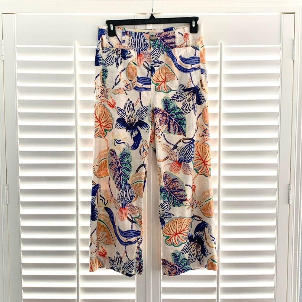 Anthropologie Colette Crop Pant Sarah Gordon Edition - Picture 6 of 16